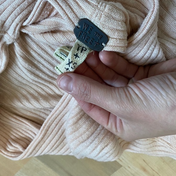 Free People Lover’s Split Ribbed Longsleeve - Picture 5 of 5